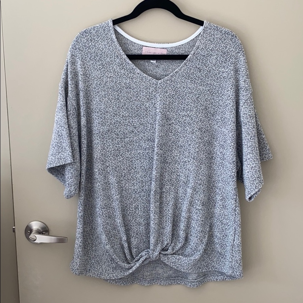 Gray Blouse